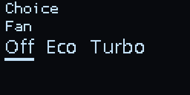 风扇档位：Eco 成功，Turbo 失败后退回 Eco
