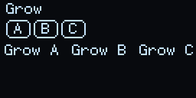 打开 Grow 的方块撑开，两个一起打开时平分